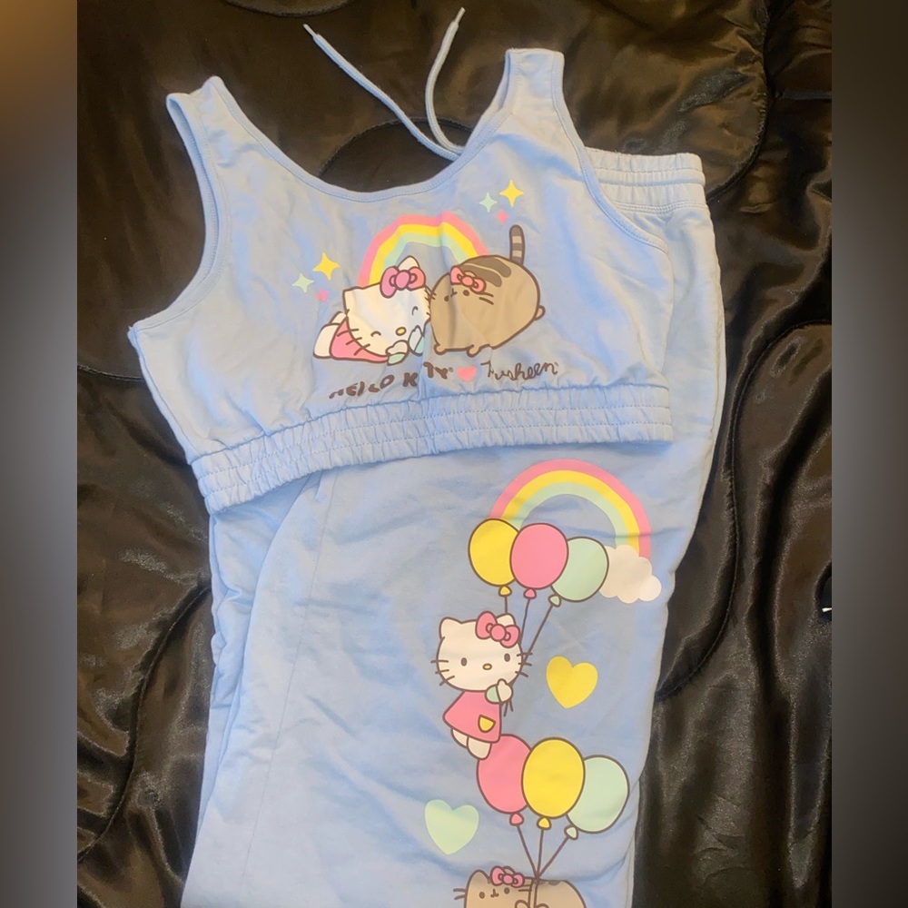 NWOT Hello Kitty X Pusheen 2 Piece